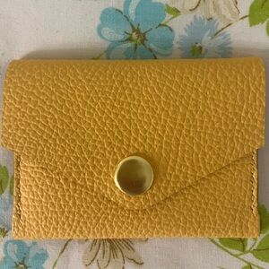 Hand Crafted Yellow Wallet